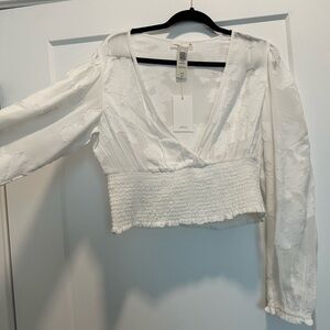 Aritzia Wilfred Wistful Blouse
